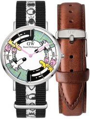 Zegarek Daniel Wellington Zegarek Unisex Daniel Wellington DW00100736 Stalowy (36 mm). Szare zegarki damskie Daniel Wellington, bez wzorów, ze stali. Za 407.44 zł.