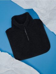 Szalik - czarny. Czarne szaliki męskie Sinsay, bez wzorów. Za 39.99 zł.
