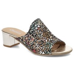 Kolorowe Klapki Clasicco Eleganckie Skórzane Obuwie. Czarne klapki damskie Clasicco, na lato, bez wzorów, eleganckie, bez obcasa, na obcasie, bez zapięcia. Za 209.00 zł.