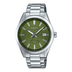 Zegarek Męski CASIO EFV-160D-3AVEF Srebrzysty. Szare zegarki męskie Casio, bez wzorów. W wyprzedaży za 533.75 zł.