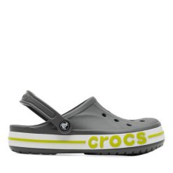 Klapki Crocs. Szare klapki męskie Crocs, bez wzorów, bez zapięcia. Za 179.99 zł.