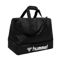 Torba piłkarska dla dorosłych rozmiar Hummel Core Football Bag. Czarne torby sportowe męskie Hummel, bez wzorów. Za 109.99 zł.