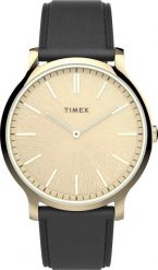 Zegarek Timex Zegarek męski Timex TW2V43500 czarny. Czarne zegarki męskie Timex, bez wzorów. Za 359.00 zł.