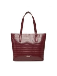 JENNY Torebka C-JEN-L-011-08 Bordowy. Czerwone shopperki damskie Jenny, bez wzorów, z materiału, bez dodatków. Za 149.99 zł.