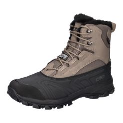 Buty trekkingowe zimowe męskie FYNNICK wodoodporne ocieplane. Brązowe trekkingi męskie CMP, na zimę, z futra, bez zapięcia. Za 719.99 zł.