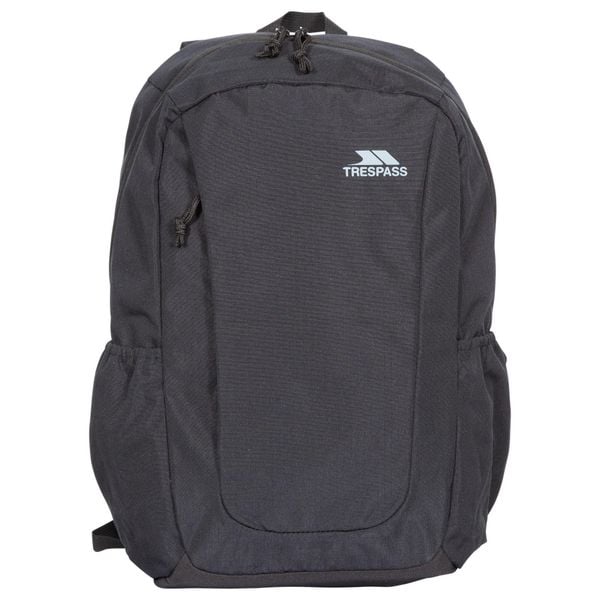 Plecak Alder 25 L. Czarne plecaki damskie Trespass, bez wzorów, z materiału. Za 119.99 zł.