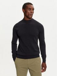 Brave Soul Sweter MK-230TURTLE2 Granatowy Regular Fit. Niebieskie swetry męskie Brave Soul, m, bez wzorów, z bawełny, bez kołnierzyka, bez ramiączek. Za 69.99 zł.