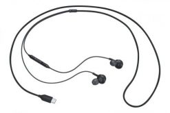 Samsung Słuchawki dokanałowe Stereo Type C, EO-IC100BBEGEU Black. Czarne słuchawki bezprzewodowe SAMSUNG. Za 71.99 zł.