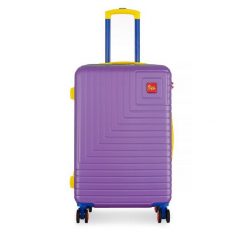 Walizka średnia Semi Line. Fioletowe walizki damskie Semi-line, bez wzorów, średnie. Za 189.99 zł.