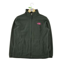 Second life - Kurtka polarowa TNF Black dla kobiet - Stan bardzo dobry. Czarne kurtki sportowe damskie The North Face, s, bez wzorów, z materiału, bez ramiączek, bez kaptura, trekkingowe. Za 149.06 zł.