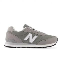 Buty do chodzenia męskie New Balance ML515GRY. Szare buty sportowe męskie New Balance, bez wzorów, z materiału, bez zapięcia, trekkingowe. Za 451.00 zł.