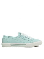 Pepe Jeans Tenisówki Brady Basic W PLS31287 Turkusowy. Niebieskie trampki i tenisówki damskie Pepe Jeans, bez wzorów, z jeansu, bez zapięcia. Za 239.99 zł.