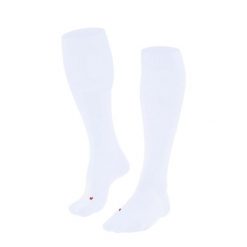 Damskie podkolanówki uciskowe Falke RU. Białe skarpetki damskie Falke, bez wzorów, z elastanu. Za 249.50 zł.
