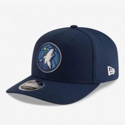 Czapka z daszkiem New Era NBA 970SS Timberwolves - 60755426. Niebieskie czapki damskie New Era, bez wzorów, sportowe. Za 171.35 zł.