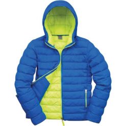 Męska kurtka puchowa Result Snowbird. Niebieskie kurtki męskie RESULT, m, bez wzorów, z nylonu, eleganckie, bez kaptura. Za 229.35 zł.