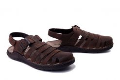 JOSEF SEIBEL 27121 66 380 Maverick 21 mocca, sandały męskie. Brązowe sandały męskie Josef Seibel, na lato, bez wzorów, ze skóry, bez zapięcia. Za 258.93 zł.