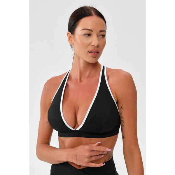 Stanik sportowy fitness Rough Radical Mocha Active Sports Bra. Czarne bielizna sportowa damska ROUGH RADICAL, l, bez wzorów. Za 139.90 zł.