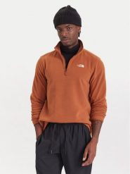 The North Face Polar Glacier NF0A8D0Q Pomarańczowy Regular Fit. Brązowe bluzy sportowe męskie The North Face, m, bez wzorów, z polaru, bez kaptura. Za 279.99 zł.