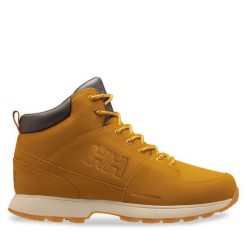Trekkingi Helly Hansen. Brązowe botki męskie Helly Hansen, bez wzorów, sportowe, bez obcasa, bez zapięcia. Za 469.99 zł.