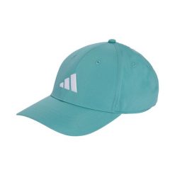 Czapka z daszkiem adidas New Logo Embroidered zielona. Zielone czapki damskie Adidas, bez wzorów, z poliesteru, sportowe. Za 69.99 zł.
