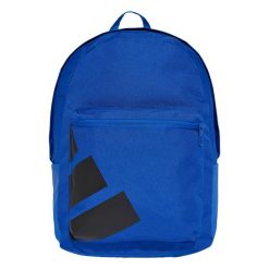 Plecak Classic Back-to-School Badge of Sport. Czarne plecaki męskie Adidas, bez wzorów, z materiału, sportowe. W wyprzedaży za 76.45 zł.