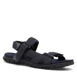 Sandały Lasocki. Niebieskie sandały męskie Lasocki, bez wzorów, bez zapięcia. Za 159.99 zł.