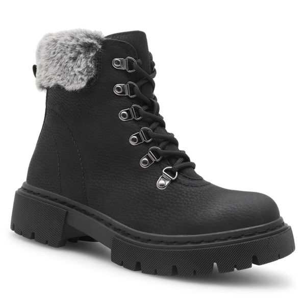 Trapery Clara Barson. Czarne trapery damskie Clara Barson, bez zapięcia. Za 119.99 zł.