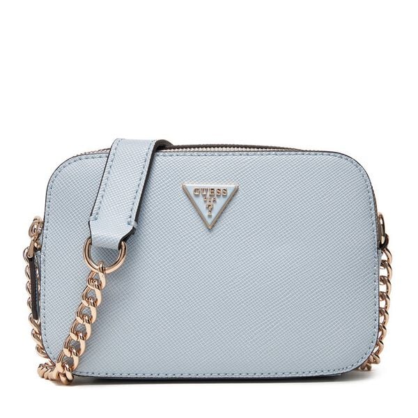 Torebka Guess. Niebieskie torebki do ręki damskie Guess, z aplikacjami, bez dodatków. Za 289.99 zł.
