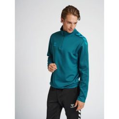 Bluza do piłki ręcznej dla dorosłych Hummel hml CORE XK. Niebieskie bluzy męskie Hummel, xl, bez wzorów, sportowe, bez ramiączek, bez kaptura. Za 204.00 zł.