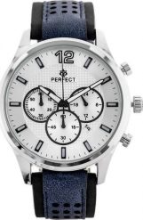 Zegarek Perfect ZEGAREK MĘSKI PERFECT CH01L - CHRONOGRAF (zp354b) + BOX. Zegarki męskie Perfect, bez wzorów. Za 126.32 zł.