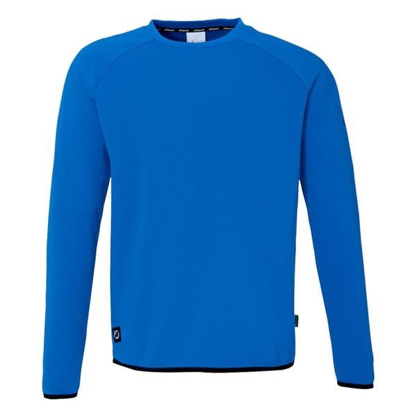 Bluza Uhlsport ID. Niebieskie bluzy damskie Uhlsport, xl, bez wzorów, z materiału, eleganckie, bez ramiączek, bez kaptura. Za 187.49 zł.
