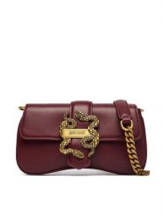 Just Cavalli Torebka Iconic Snakes 81RA4BA7 ZSA89 Czerwony ciemny. Czerwone torebki do ręki damskie Just Cavalli, bez wzorów, ze skóry, bez dodatków. Za 759.99 zł.