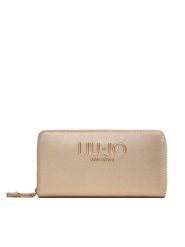 Liu Jo Portfel Ecs Xl Zip Around AF5170 E0087 Złoty. Żółte portfele damskie Liu Jo, ze skóry. Za 269.99 zł.