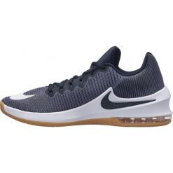 Nike buty Air Max Infuriate 2 Low Basketball Shoe/Light Carbon/White-Dark Obsidian 45,5. Białe buty sportowe męskie Nike, bez wzorów, bez zapięcia, do koszykówki, nike air max. W wyprzedaży za 299.00 zł.