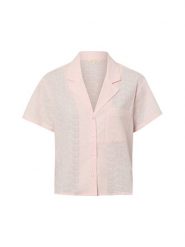 Marie Lund Damska koszula od piżamy Kobiety Bawełna (100%) różowy wypukły wzór tkaniny, XS. Czerwone koszule damskie Marie Lund, xs, bez wzorów, z bawełny, bez kołnierzyka, bez ramiączek. Za 209.95 zł.