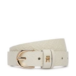 Pasek Damski Tommy Hilfiger. Białe paski damskie Tommy Hilfiger, bez wzorów. Za 229.99 zł.