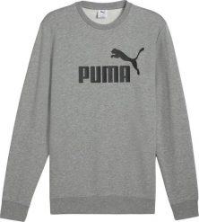 Bluza męska Puma ESS No.1 Logo Crew TR szara 682560 03 XL. Szare bluzy męskie Puma, m, bez wzorów, bez ramiączek, bez kaptura. Za 240.50 zł.