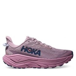 Buty do biegania Hoka. Fioletowe obuwie sportowe damskie HOKA, bez wzorów, bez zapięcia, do biegania. Za 819.99 zł.