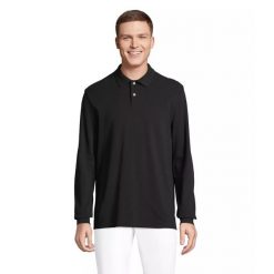 Koszulka polo z długim rękawem Sol's Pacific. Czarne bluzki damskie SOL'S, s, bez wzorów, bez kołnierzyka, bez ramiączek. Za 164.00 zł.