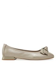 Caprice Baleriny 9-22105-42 Szary. Szare balerinki damskie Caprice, bez wzorów, ze skóry, bez obcasa, bez zapięcia. Za 303.99 zł.