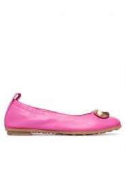 Hispanitas Baleriny HV263931 C006 Różowy. Czerwone balerinki damskie Hispanitas, bez wzorów, ze skóry, bez obcasa, bez zapięcia. Za 479.99 zł.