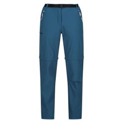Spodnie Damskie Xert III. Niebieskie spodnie sportowe damskie Regatta, na lato, bez wzorów, sportowe, trekkingowe. Za 130.99 zł.