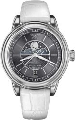 Zegarek damski Aviator V.1.33.0.254.4.WM biały. Białe zegarki damskie AVIATOR. Za 2,874.51 zł.