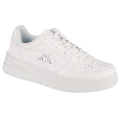 Buty sportowe Sneakersy damskie, Bash DLX. Białe obuwie sportowe damskie Kappa, bez wzorów, z gumy, bez zapięcia, trekkingowe. Za 159.99 zł.