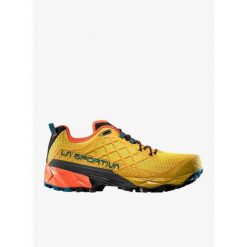 Buty turystyczne męskie La Sportiva Akyra II. Żółte buty zimowe męskie La Sportiva, bez wzorów, bez obcasa, bez zapięcia. Za 660.99 zł.