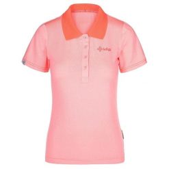 Funkcjonalna koszulka polo damska Kilpi COLLAR-W. Czerwone bluzki damskie Kilpi, s, bez wzorów, sportowe, bez kołnierzyka, bez ramiączek. Za 112.21 zł.
