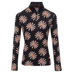 Bluza narciarska Damska Gareth & Lucas Forty-Nine. Brązowe bluzy damskie GARETH & LUCAS, na zimę, xs, bez wzorów, z elastanu, sportowe, bez ramiączek, bez kaptura. Za 229.99 zł.