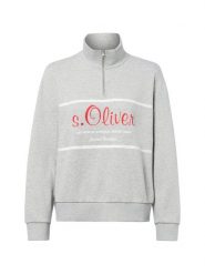 S.Oliver Bluza Kobiety Materiał dresowy szary, 44. Szare bluzy damskie S.Oliver, s, bez wzorów, z dresówki, vintage, bez ramiączek, bez kaptura. Za 299.95 zł.