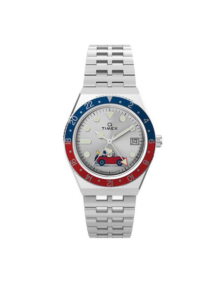 Timex Zegarek Timex x Peanuts® Q Timex® GMT TW2W83300 Kolorowy. Analogowe zegarki męskie Timex, bez wzorów. Za 899.99 zł.