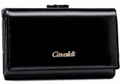 Portfel damski 4U Cavaldi czarny PX23-20-BL. Czarne portfele damskie 4U Cavaldi, ze skóry. Za 51.99 zł.